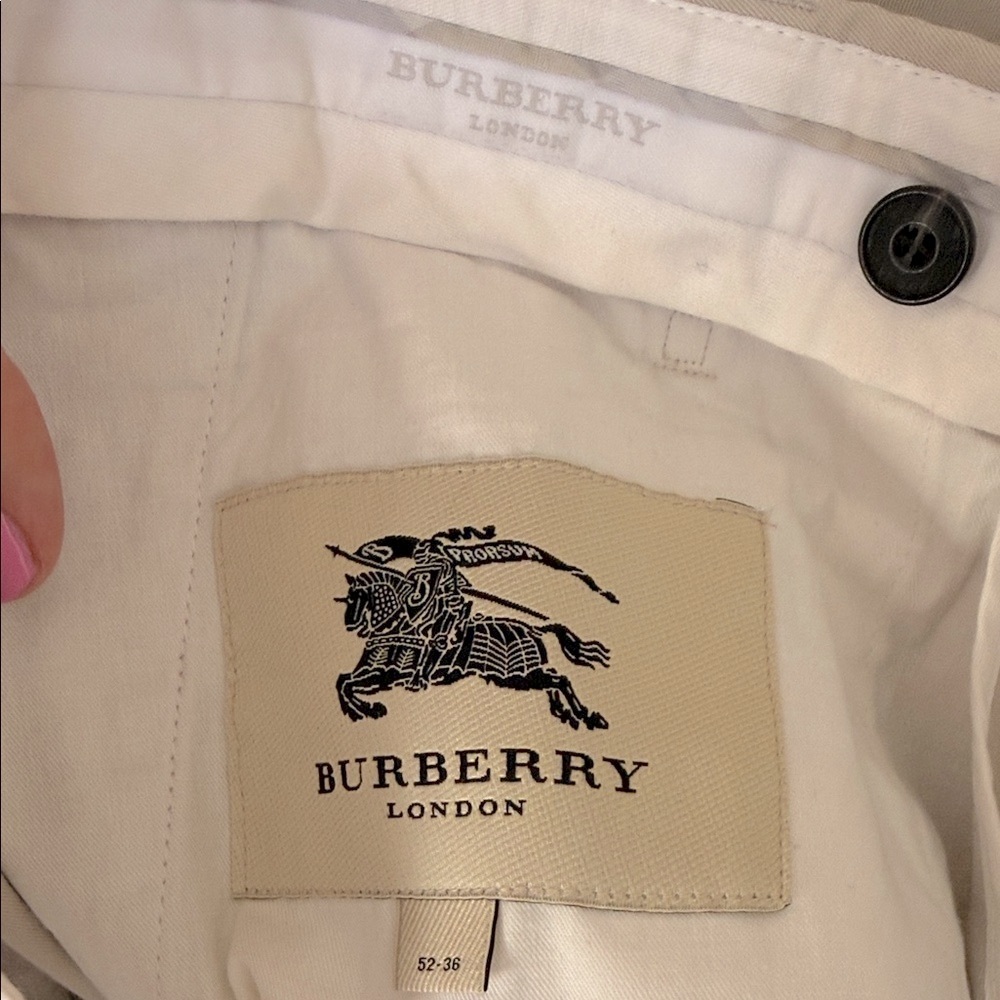 Burberry Men's Beige Chinos